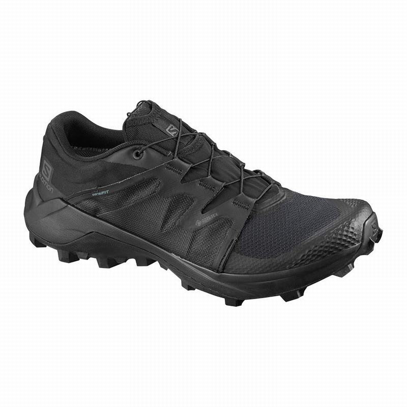 Chaussures De Trail Running Salomon Homme Noir - Salomon WILDCROSS GTX - France (0216-BJNLX)